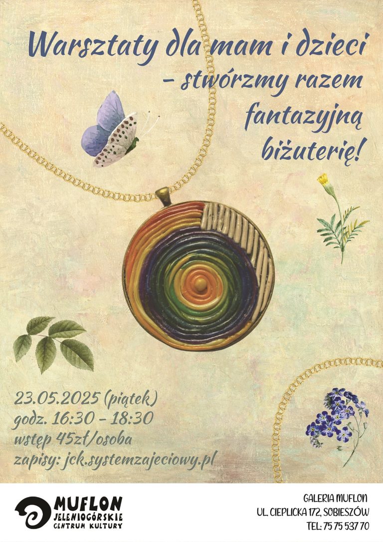 Warsztaty dla mam i dzieci – stwórzmy razem fantazyjną biżuterię! | 23.05.2025, godz. 16:30 – 18:30