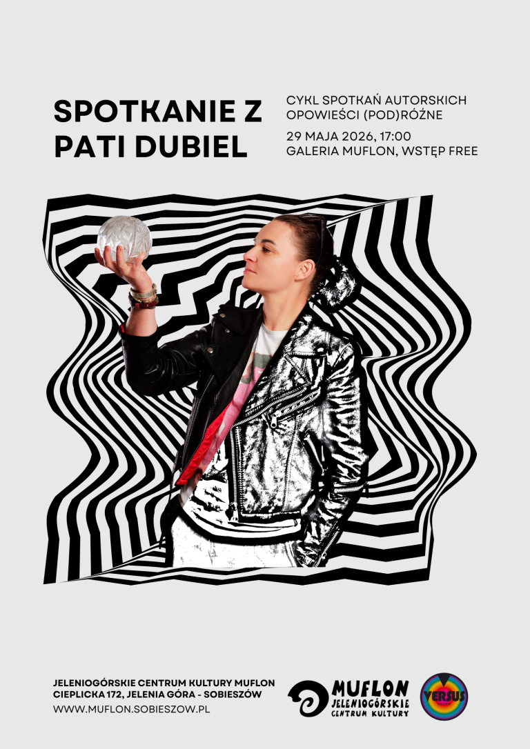 Cykl spotkań autorskich OPOWIEŚCI (POD)RÓŻNE: Spotkanie z Pati Dubiel z Versus Studio & Art Gallery| 29.05.2026, godz. 17:00